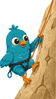 Pidgin rock climbing